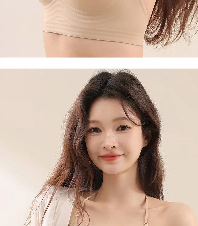 Liquid Foundation Intimates for Women's Beauty Back 2025 Hot Summer Spaghetti Straps Cross All-In-One Small Breast Push-Up Bra — feature 24