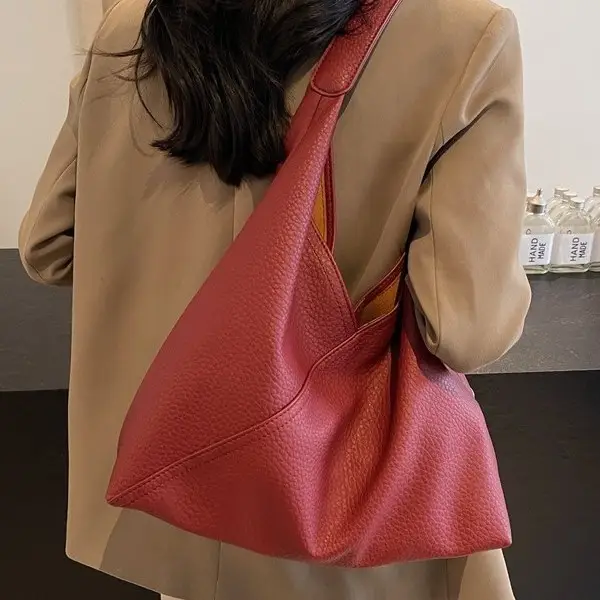 Women Retro Beige Shoulder Bag 2025 Summer - Image 7