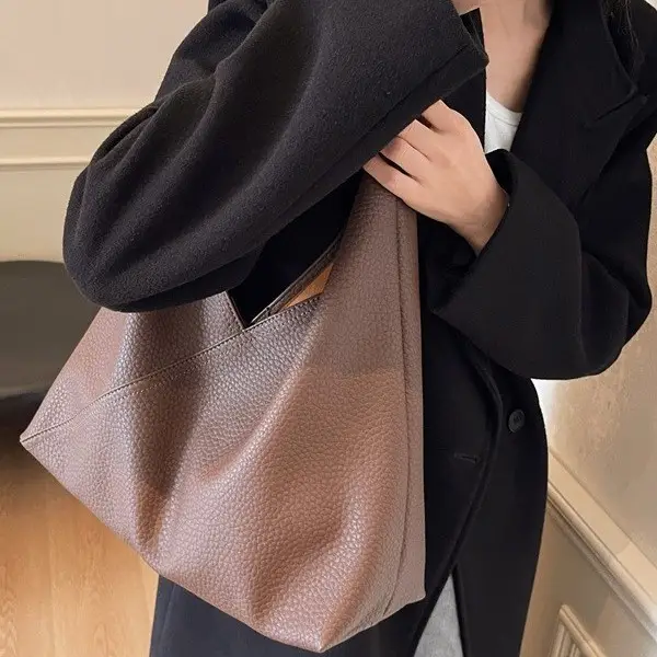 Women Retro Beige Shoulder Bag 2025 Summer - Image 8