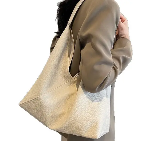 Women Retro Beige Shoulder Bag 2025 Summer - Image 9
