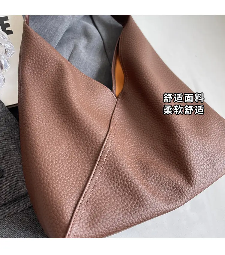 Women Retro Beige Shoulder Bag 2025 Summer — feature 14