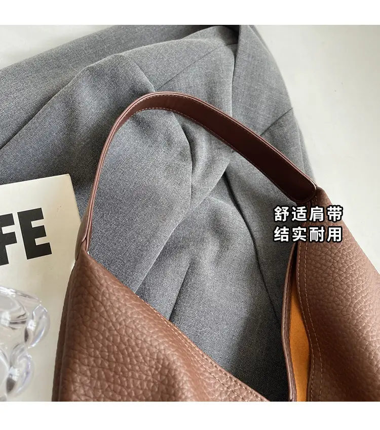 Women Retro Beige Shoulder Bag 2025 Summer — feature 15