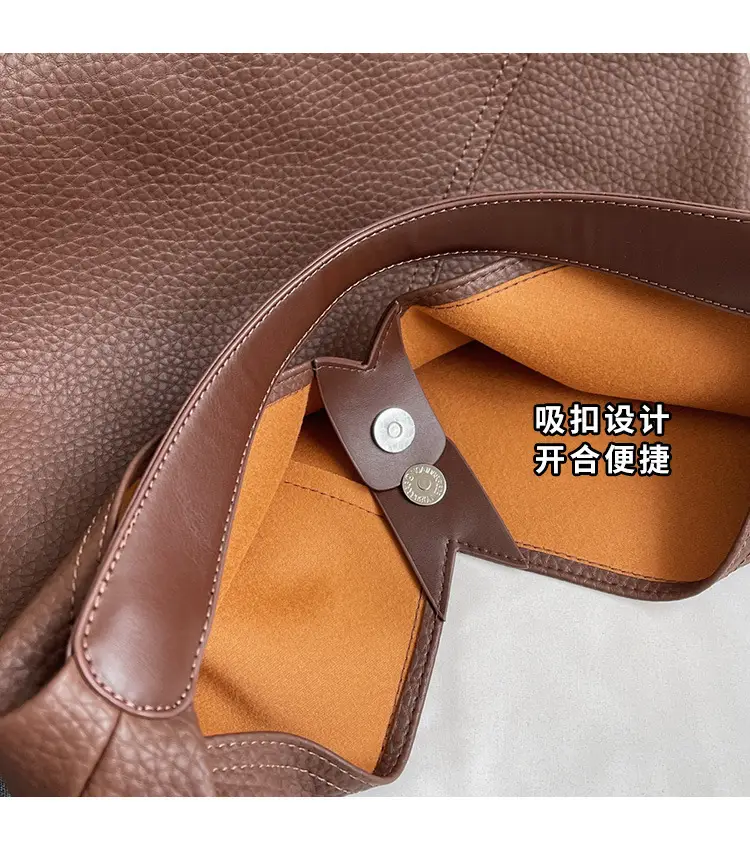 Women Retro Beige Shoulder Bag 2025 Summer — feature 16