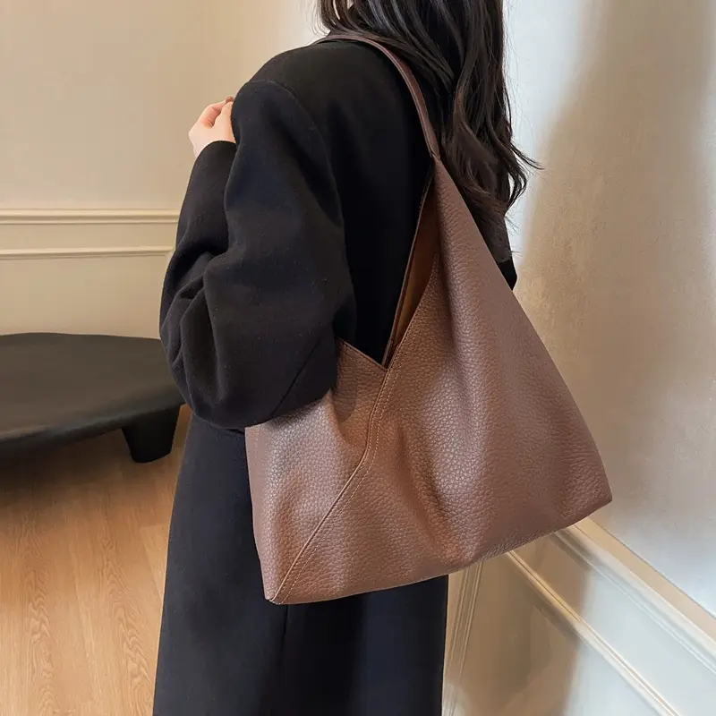 Women Retro Beige Shoulder Bag 2025 Summer — feature 8