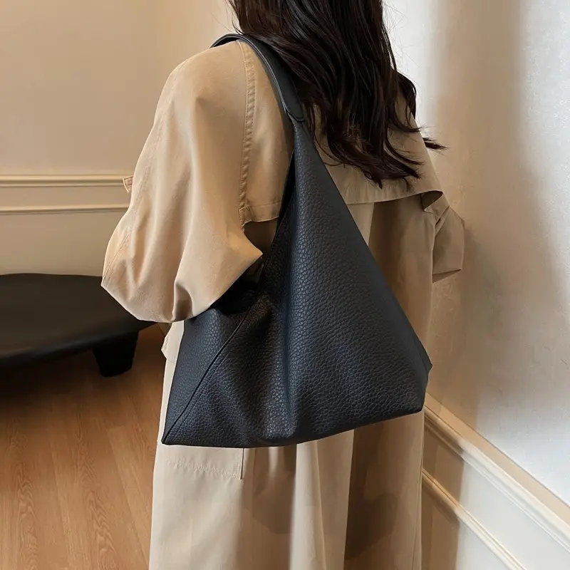 Women Retro Beige Shoulder Bag 2025 Summer - Image 2