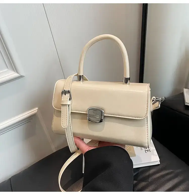 Black Textured Square Handbag for Women 2025 — feature 11