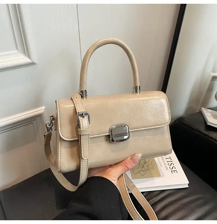 Black Textured Square Handbag for Women 2025 — feature 12