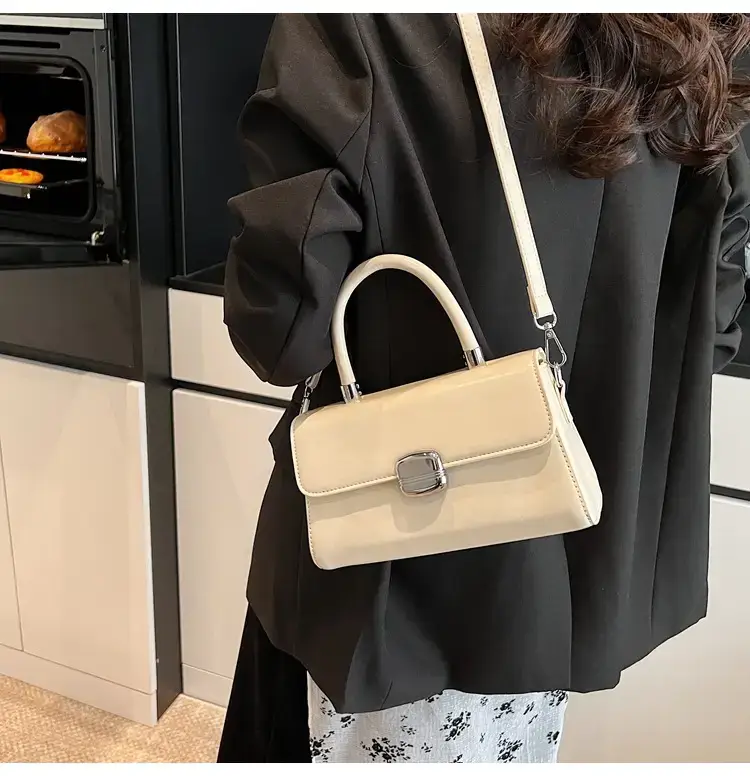 Black Textured Square Handbag for Women 2025 — feature 21