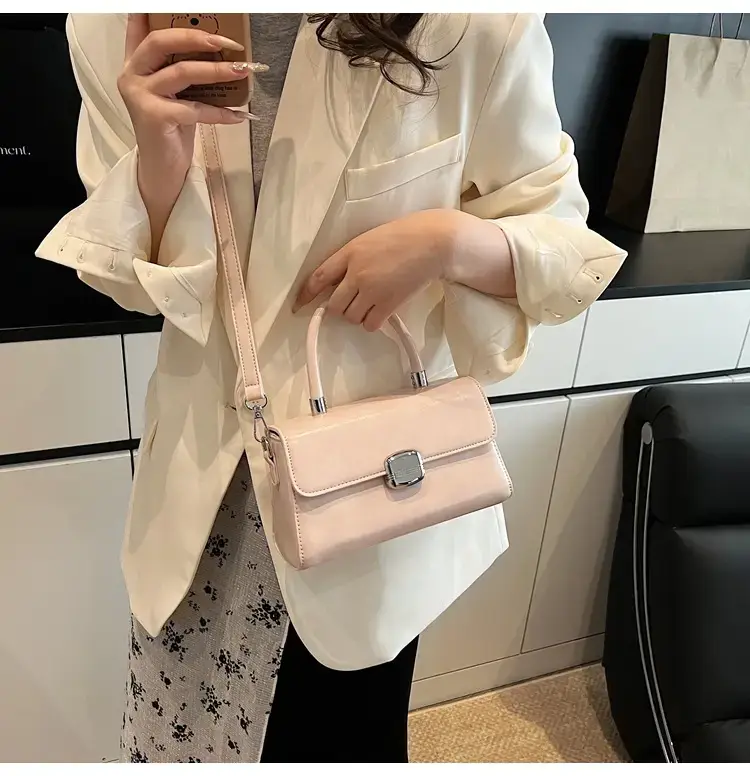 Black Textured Square Handbag for Women 2025 — feature 24