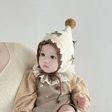 Children's Hat and Scarf Set for Older Kidsren in Autumn and Winter Windproof and Warm Baby Woolen Hat for Boys and Girls Ear Protection Hat — feature 15
