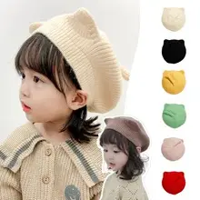 Children's Hat and Scarf Set for Older Kidsren in Autumn and Winter Windproof and Warm Baby Woolen Hat for Boys and Girls Ear Protection Hat — feature 29