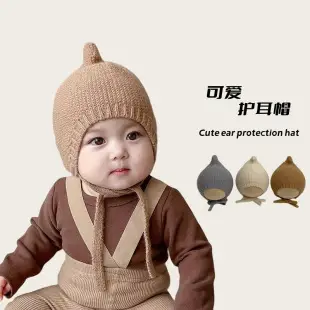 Children's Hat and Scarf Set for Older Kidsren in Autumn and Winter Windproof and Warm Baby Woolen Hat for Boys and Girls Ear Protection Hat — feature 40