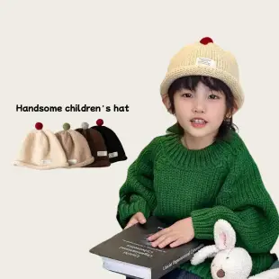 Children's Hat and Scarf Set for Older Kidsren in Autumn and Winter Windproof and Warm Baby Woolen Hat for Boys and Girls Ear Protection Hat — feature 46