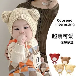 Children's Hat and Scarf Set for Older Kidsren in Autumn and Winter Windproof and Warm Baby Woolen Hat for Boys and Girls Ear Protection Hat — feature 47