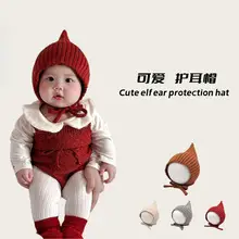 Children's Hat and Scarf Set for Older Kidsren in Autumn and Winter Windproof and Warm Baby Woolen Hat for Boys and Girls Ear Protection Hat — feature 7