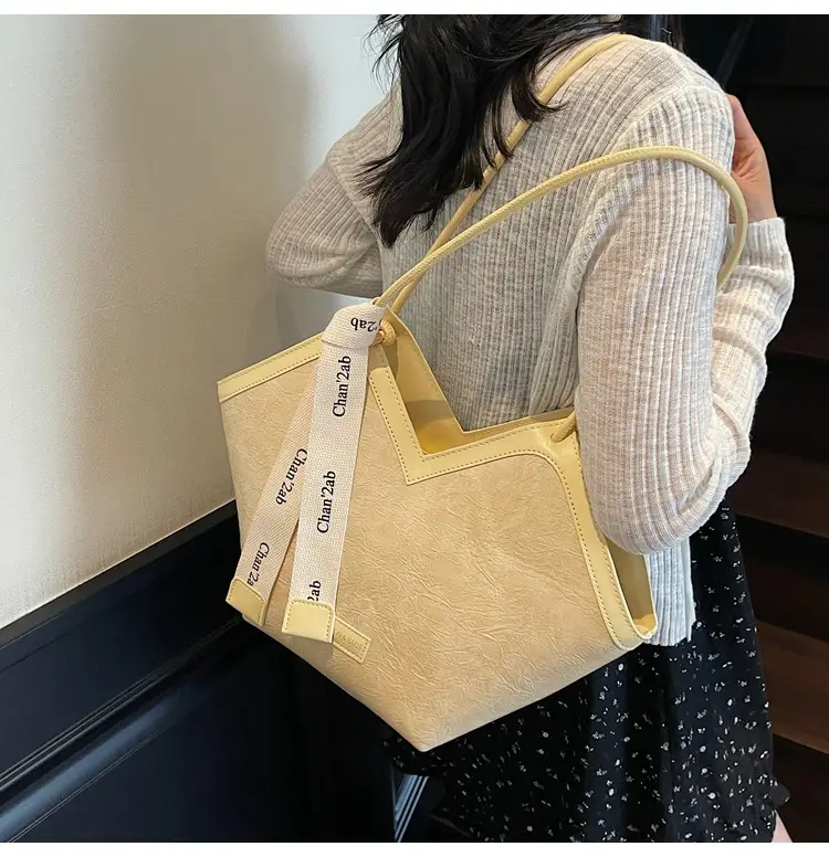Cross-Border 2025 Summer Armpit Shoulder Bag Women's Large Capacity Tote Bag — feature 26