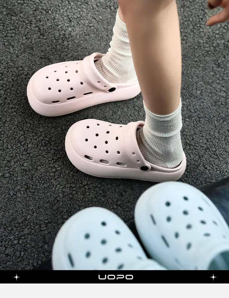 Eva Women's Thick-Soled Anti-Odor Clogs for Outdoor Wear, Summer Non-Slip Breathable Sandals with a Stepping-On-Clouds Feel, Beach Slippers — feature 24