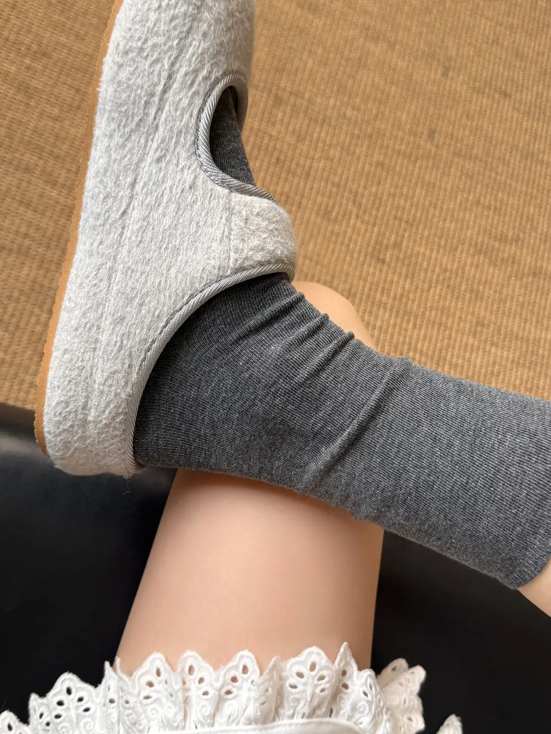 Summer Thin Socks for Women 2025 New Popular Style Class a Baby Cotton Pure Cotton Mid-Calf Socks Summer White Slouch Socks — feature 16