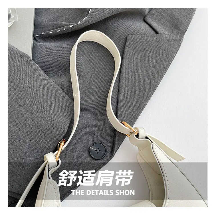 Women's 2025 Summer Shoulder Bag with PU Texture & Niche Hardware — feature 5
