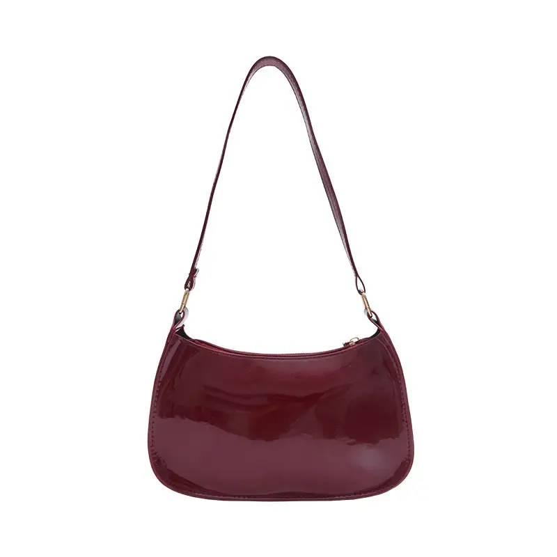 Bright Patent Leather Shoulder Bag 2025 Summer - Image 10