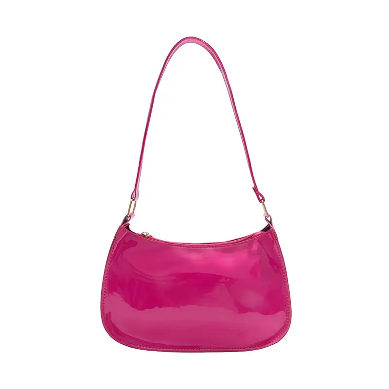 Bright Patent Leather Shoulder Bag 2025 Summer - Image 5