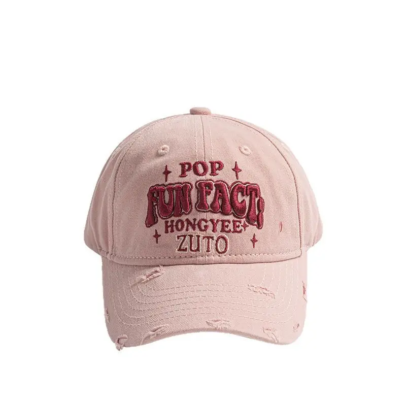 Korean Style Embroidered Baseball Cap Women Sunshade - Image 11