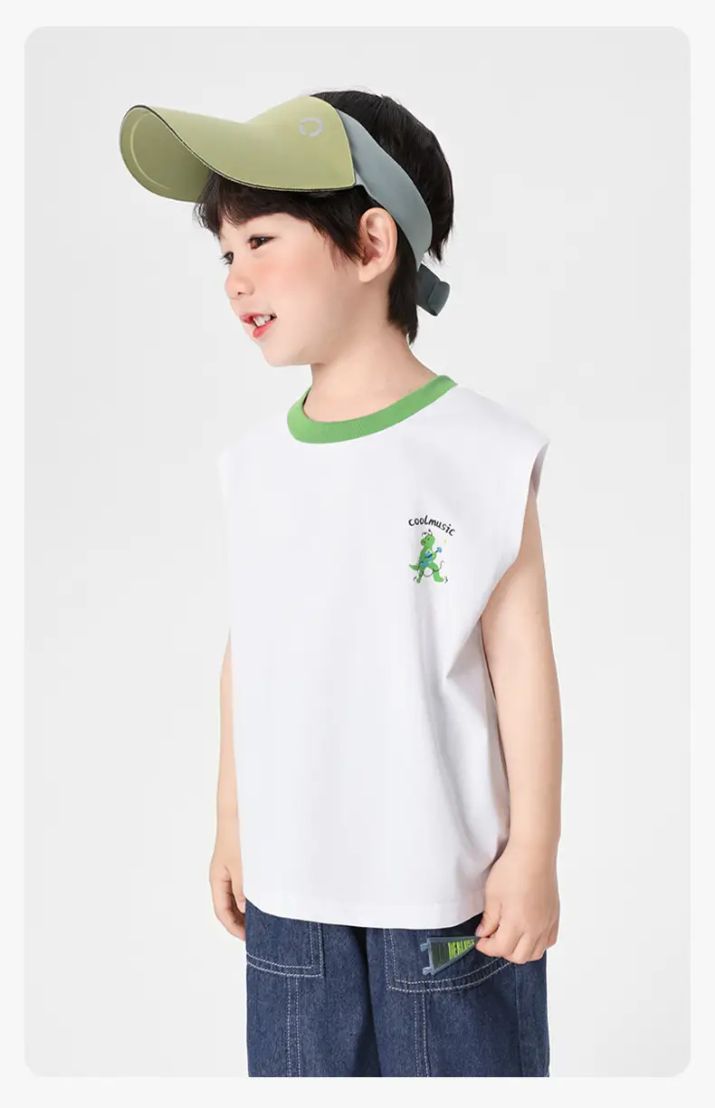 Right European Boys Summer Vest Shorts Kids — feature 14