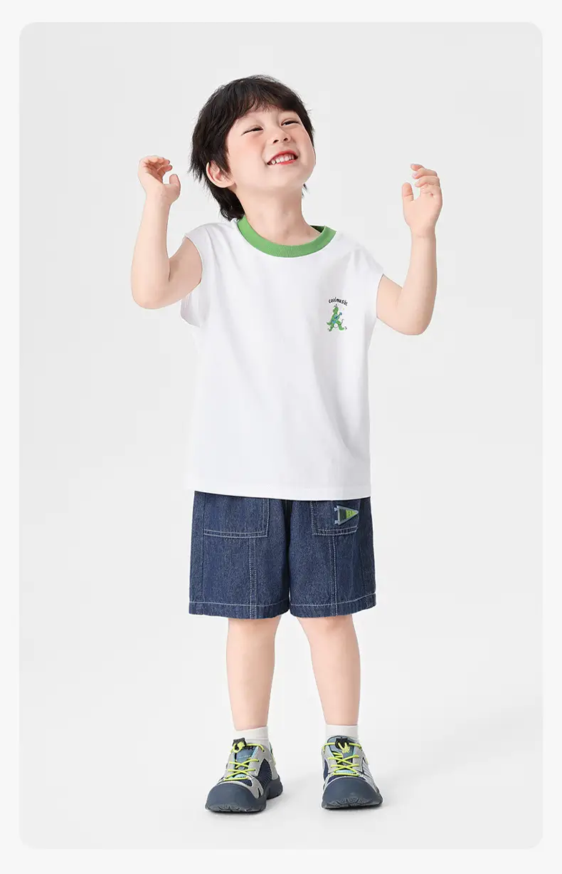 Right European Boys Summer Vest Shorts Kids — feature 15