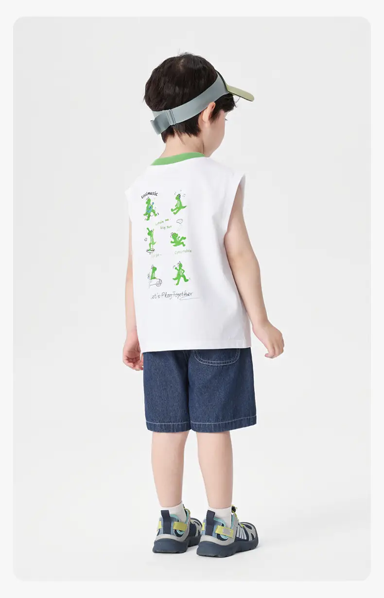Right European Boys Summer Vest Shorts Kids — feature 16