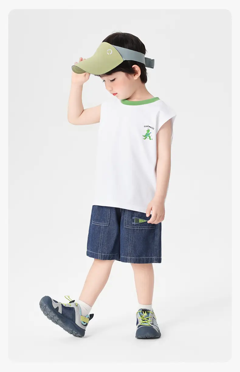 Right European Boys Summer Vest Shorts Kids — feature 17