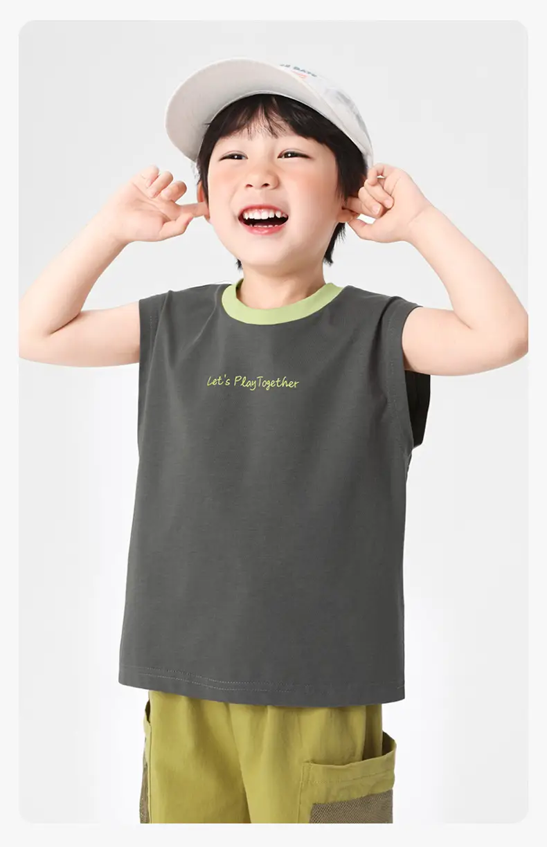 Right European Boys Summer Vest Shorts Kids — feature 20