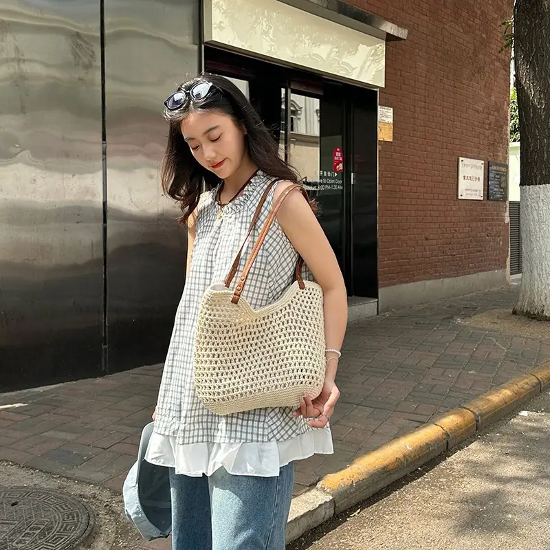 New Large Capacity Woven Bag for Women - Image 6