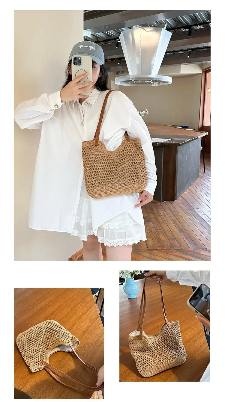 New Large Capacity Woven Bag for Women — feature 6