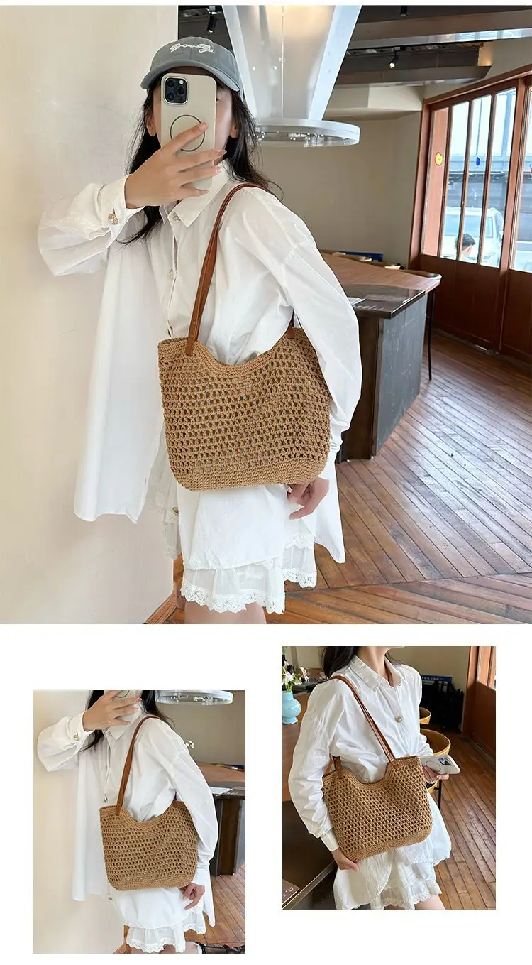 New Large Capacity Woven Bag for Women — feature 8