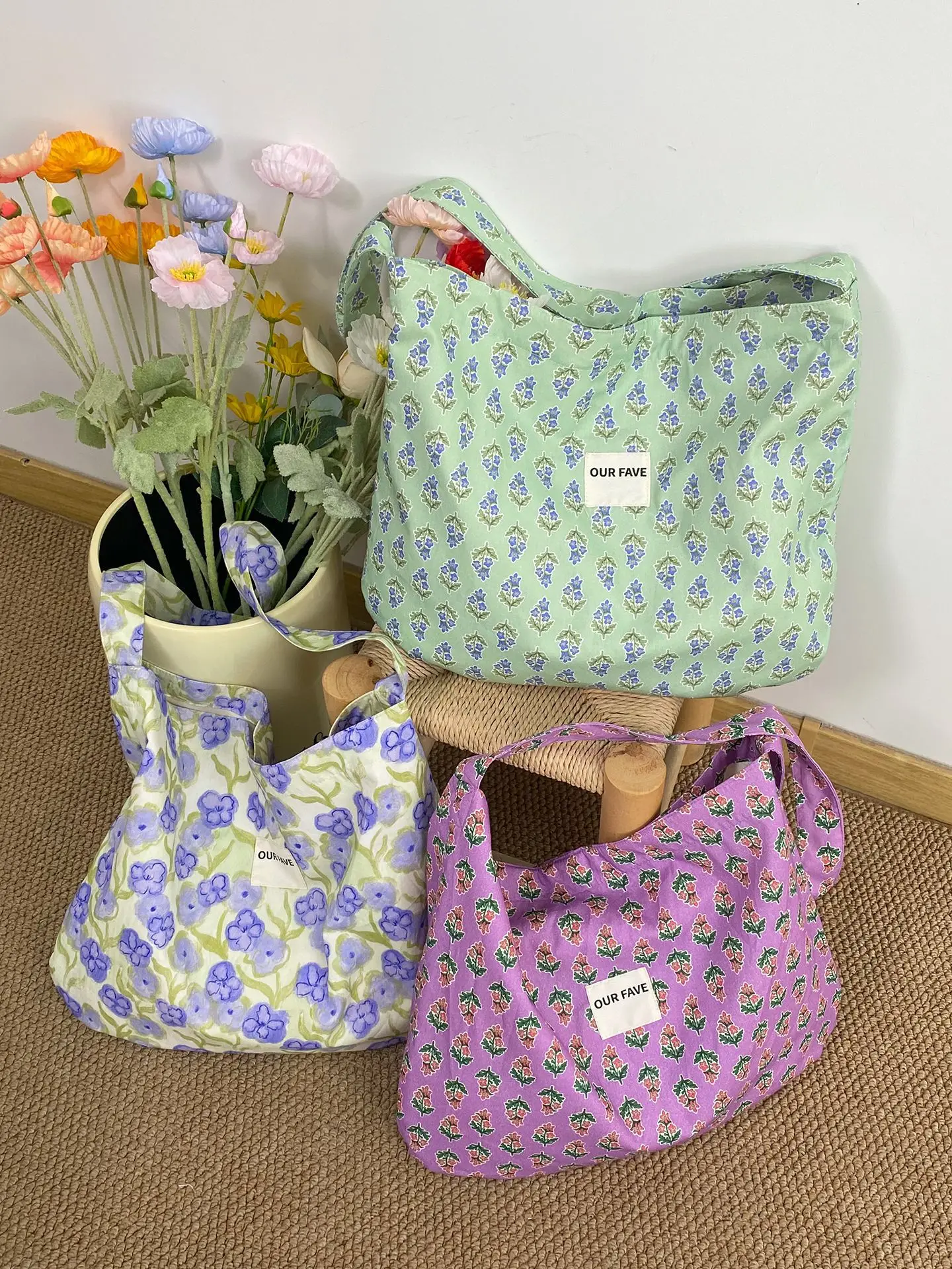 Floral Crossbody Bag for Girls Spring Summer Commuter - Image 6