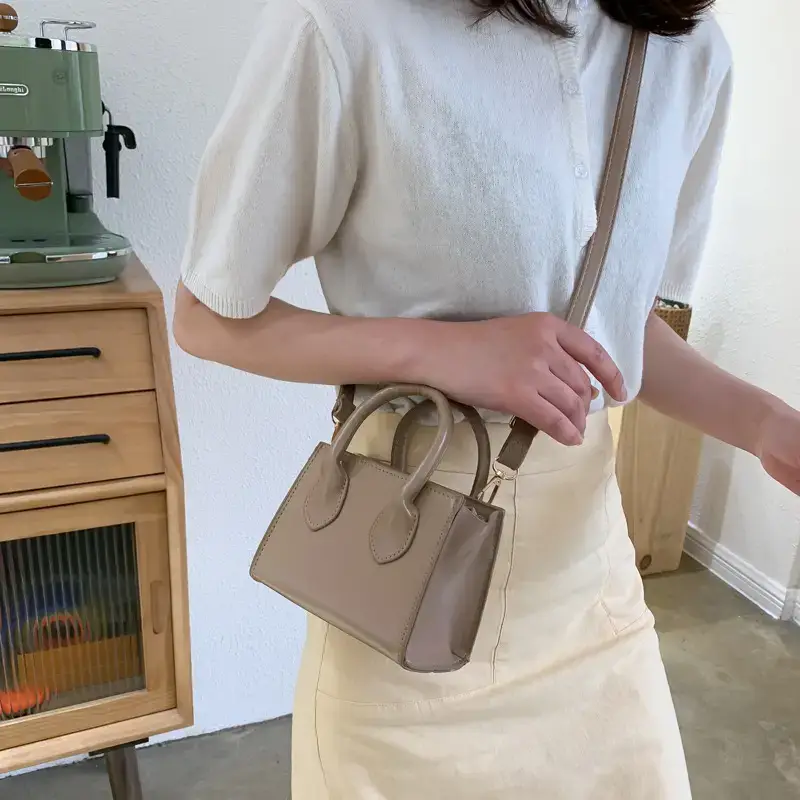 Women's Mini Brown Leather Shoulder Crossbody Bag 2022 - Image 6