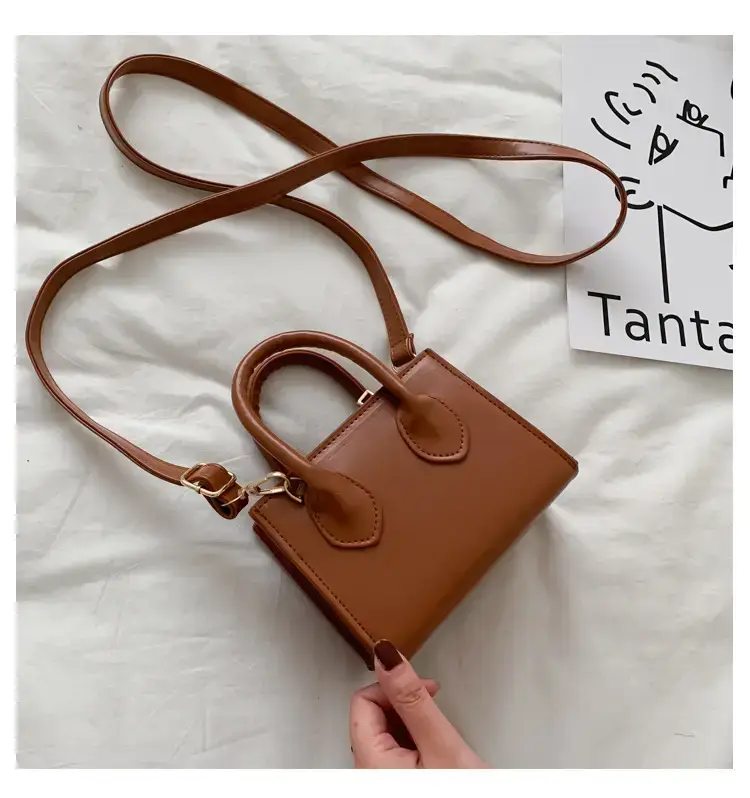 Women's Mini Brown Leather Shoulder Crossbody Bag 2022 — feature 18