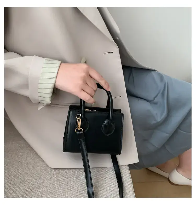 Women's Mini Brown Leather Shoulder Crossbody Bag 2022 — feature 4