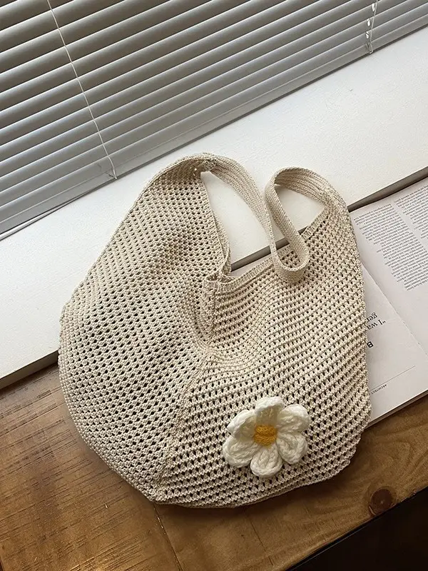 Green Knitted Crossbody Bag for Women 2025 - Image 8
