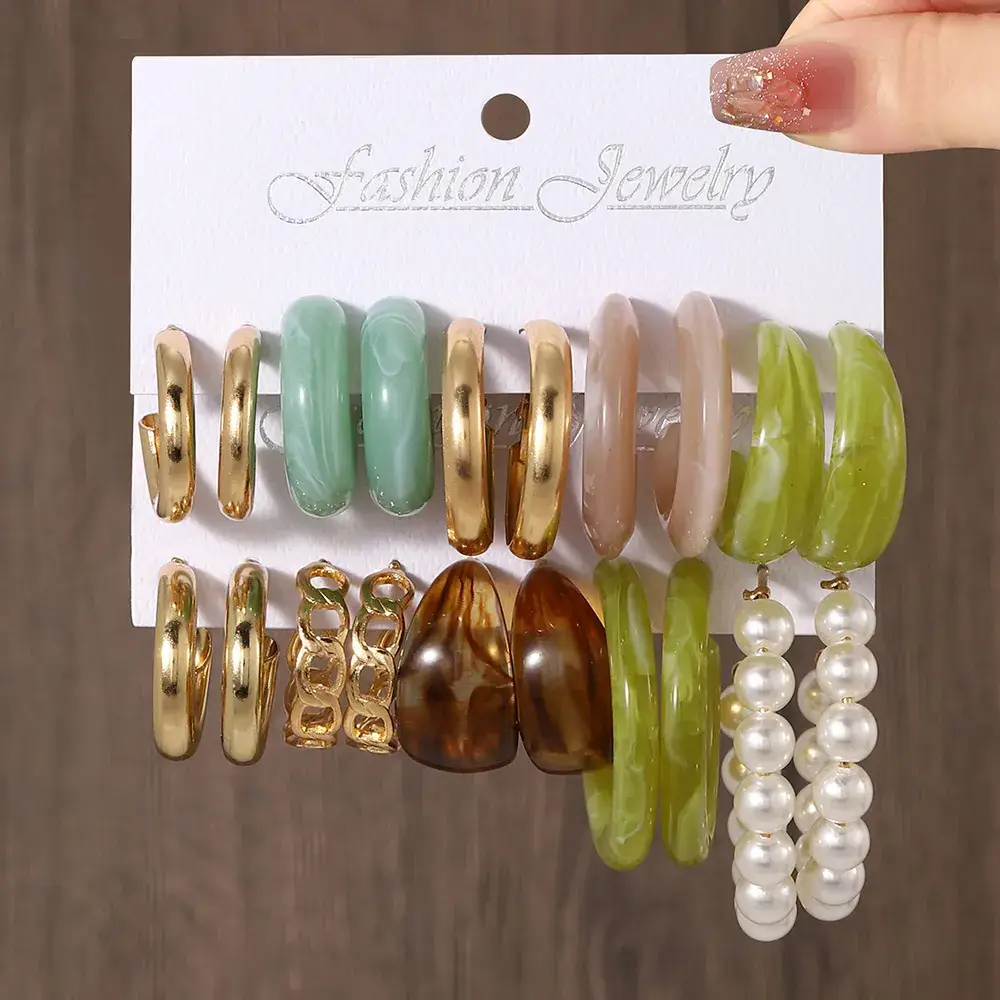 Cross-Border Hot Selling Forest Style Earrings Set - Image 6