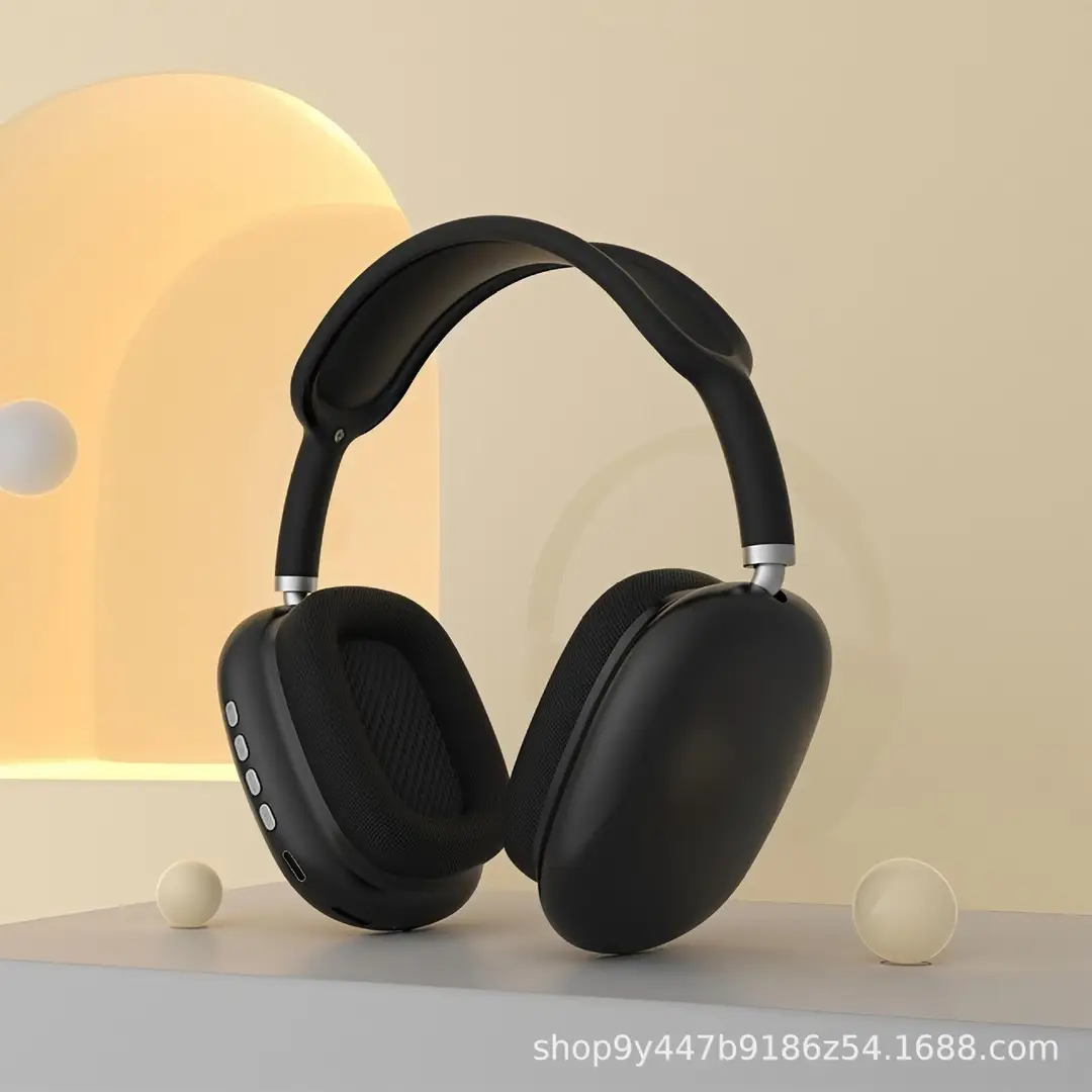 Wholesale Cross-Border Popular Product Suitable for Mobile Phones P9Promax Over-Ear Headphones with Heavy Bass Wireless Bluetooth Earphones