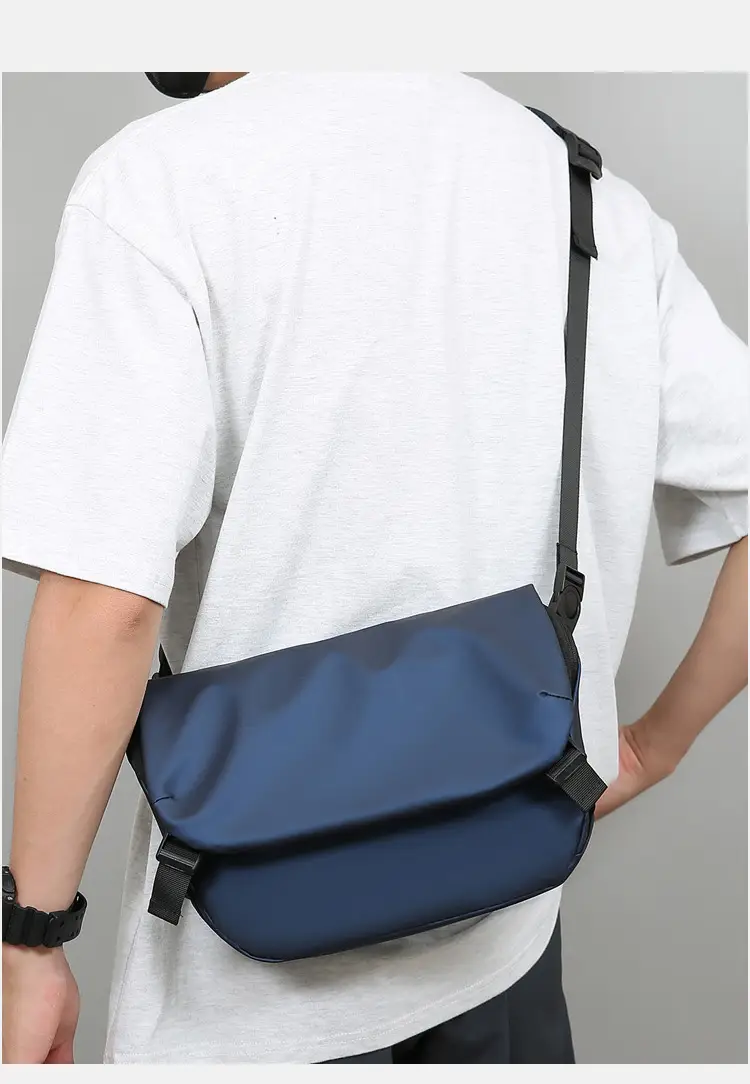 Men's Grey Crossbody Bag Large Capacity Trolley Travel Set — feature 21