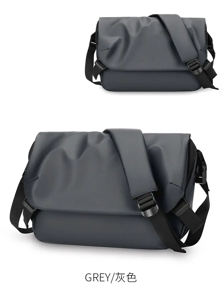 Men's Grey Crossbody Bag Large Capacity Trolley Travel Set — feature 25