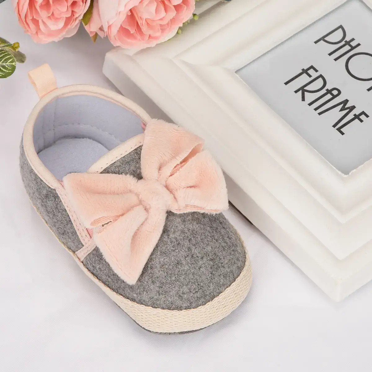 Cute Bow Soft Sole Toddler Shoes 0-1Yr — feature 10