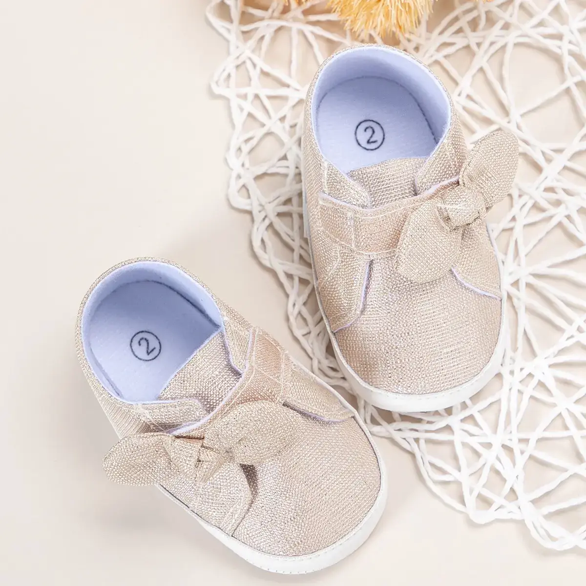 Cute Bow Soft Sole Toddler Shoes 0-1Yr — feature 11