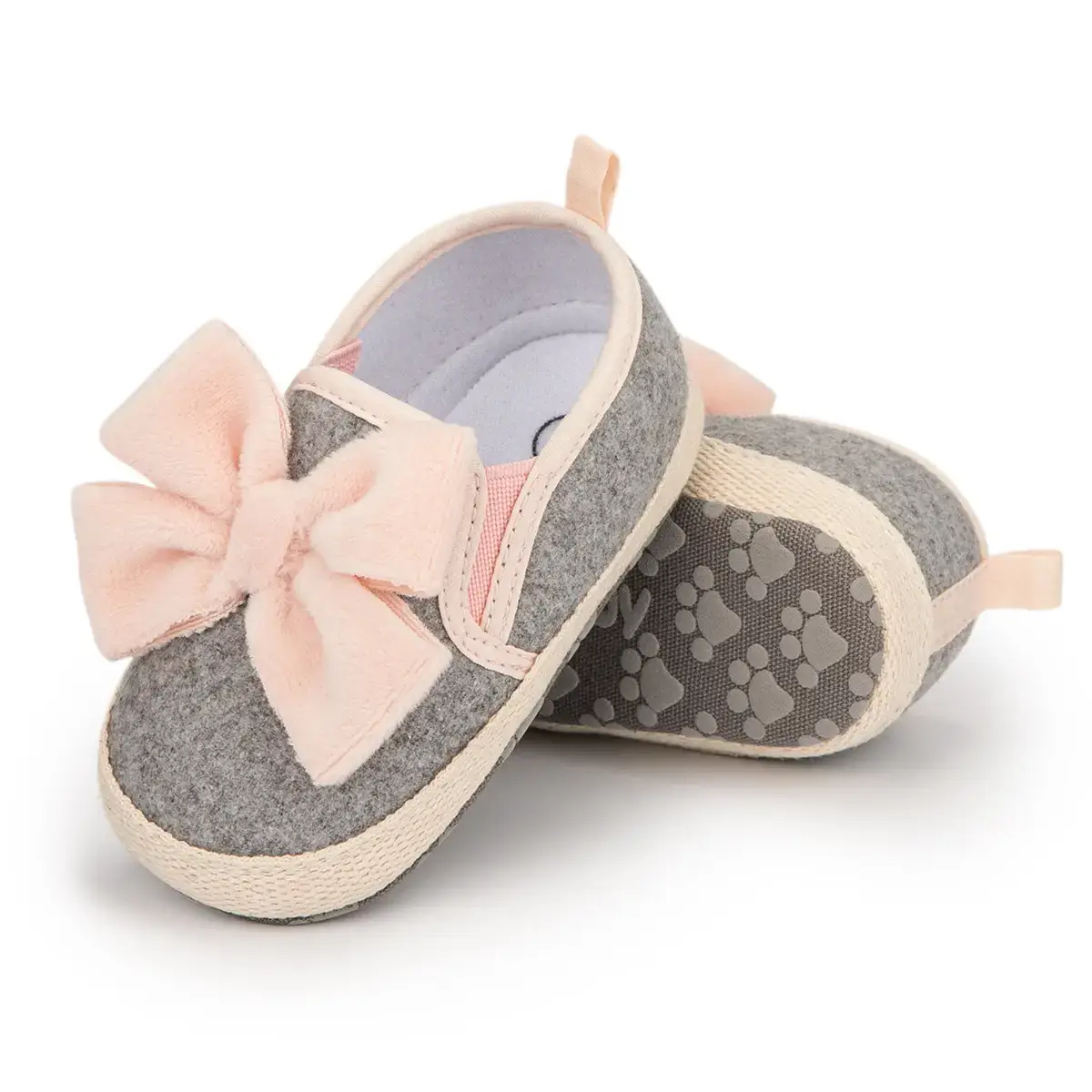 Cute Bow Soft Sole Toddler Shoes 0-1Yr — feature 21