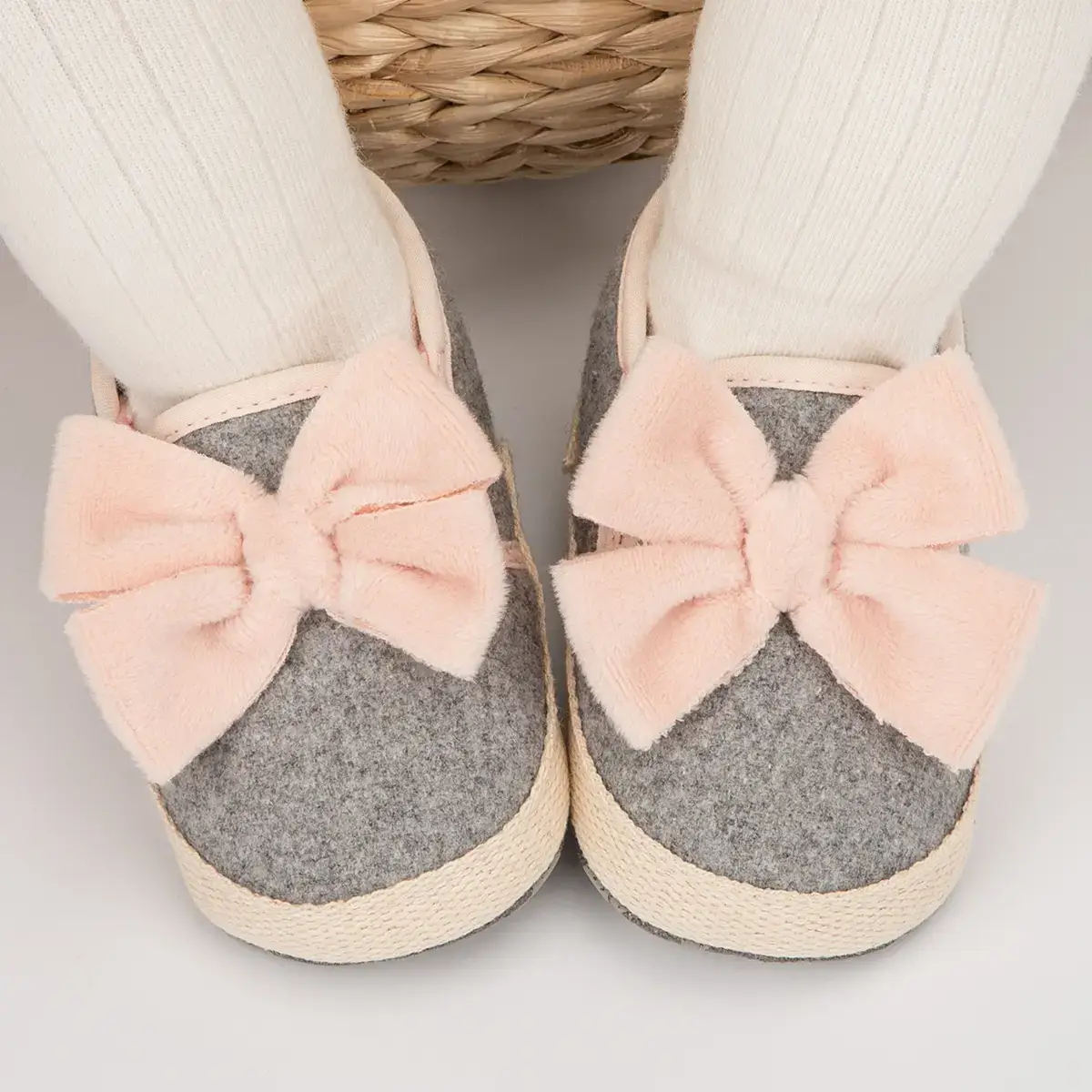 Cute Bow Soft Sole Toddler Shoes 0-1Yr — feature 4