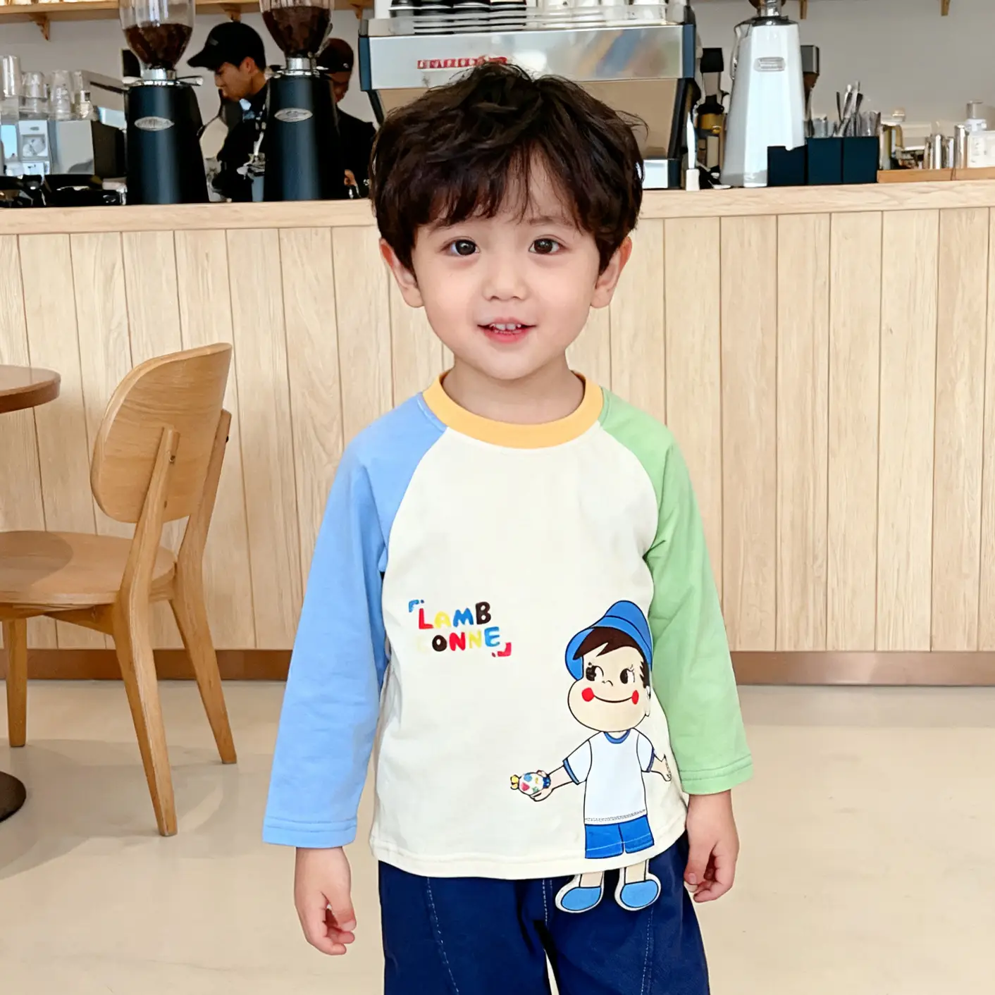 Boys Long Sleeve T-Shirt 2026 Spring New Style