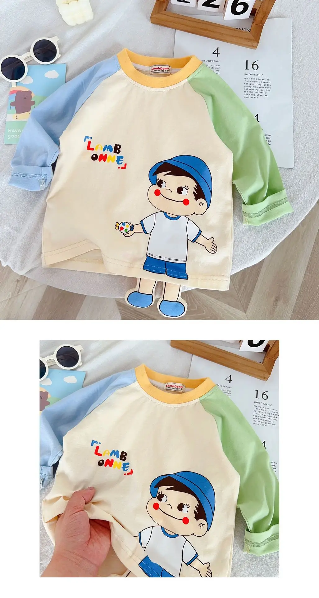 Boys Long Sleeve T-Shirt 2026 Spring New Style — feature 17