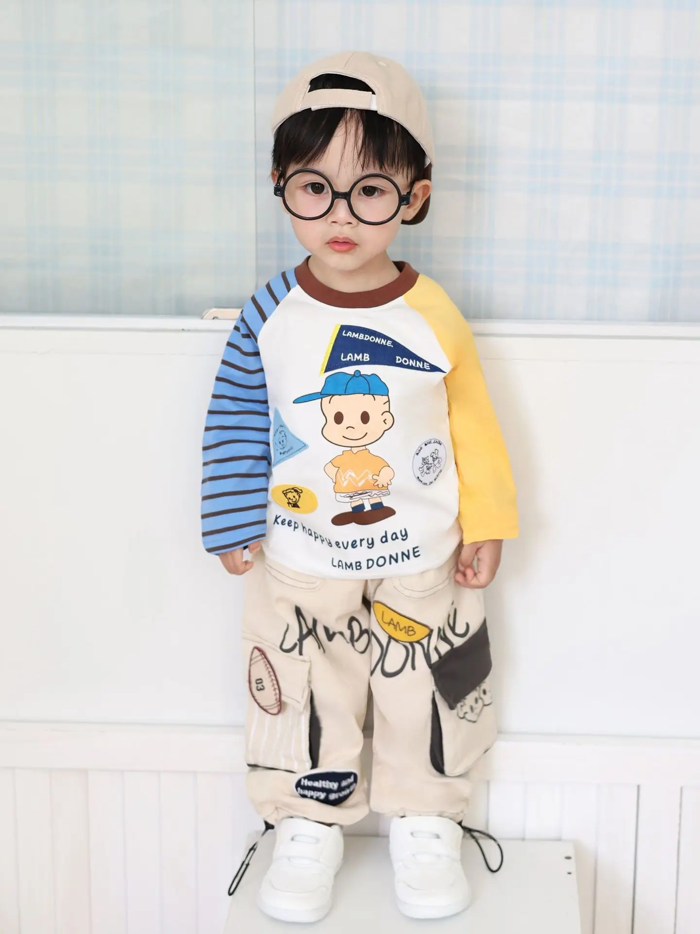Boys Long Sleeve T-Shirt 2026 Spring New Style